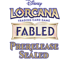 Aug 29 - 12 PM - Disney Lorcana - Fabled Prerelease Sealed